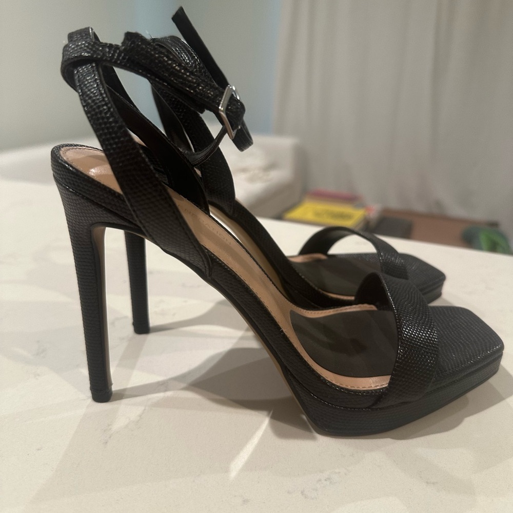 Elegant black stilettos